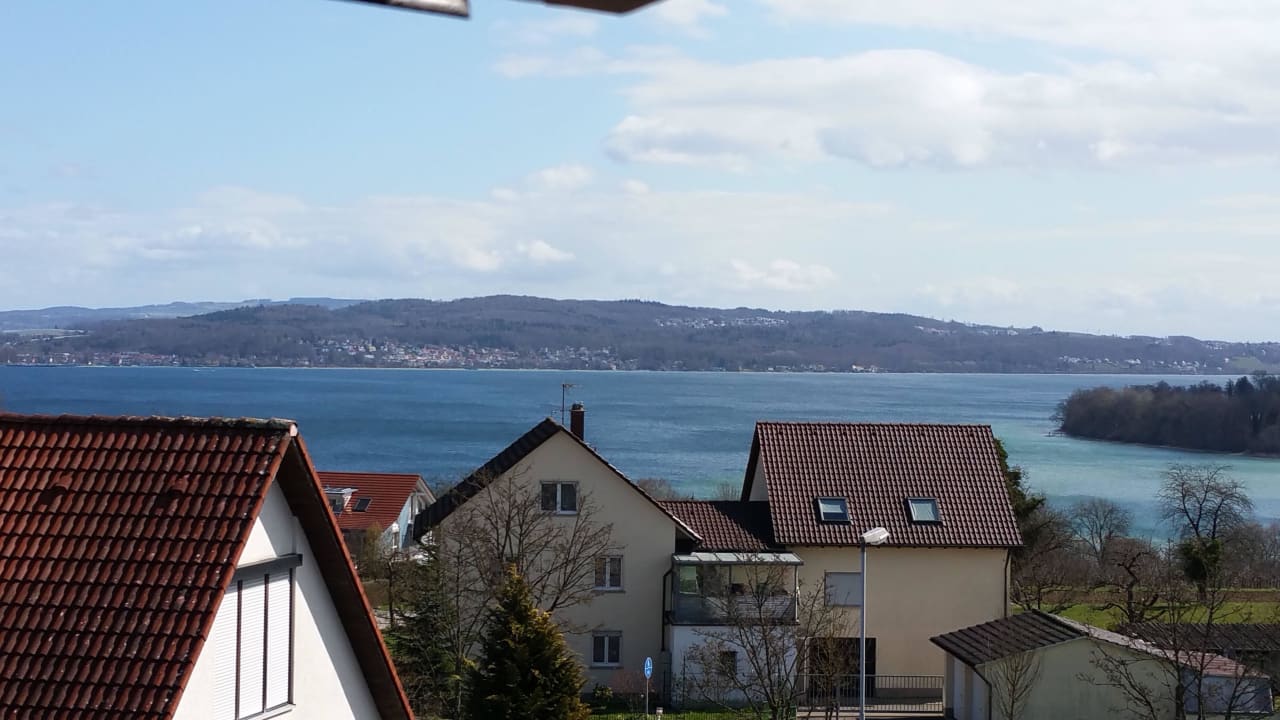 Blick aus unserem Zimmer Hotel Volapük