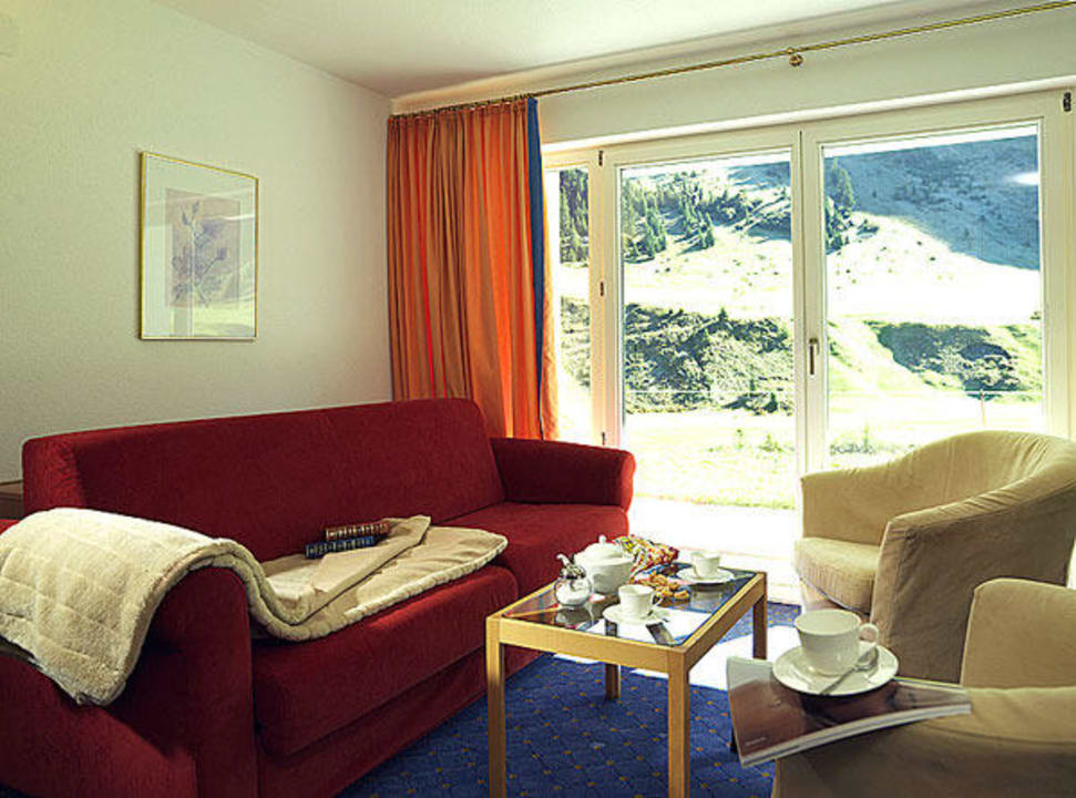 Wohnzimmer der Appartements 1,3 und 6 Chalet Schneekristall