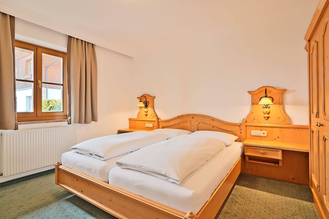 Schlafzimmer Appartementhaus Alpenpark