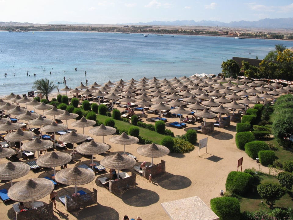 Вид сверху на пляж  Prima Life Makadi Resort