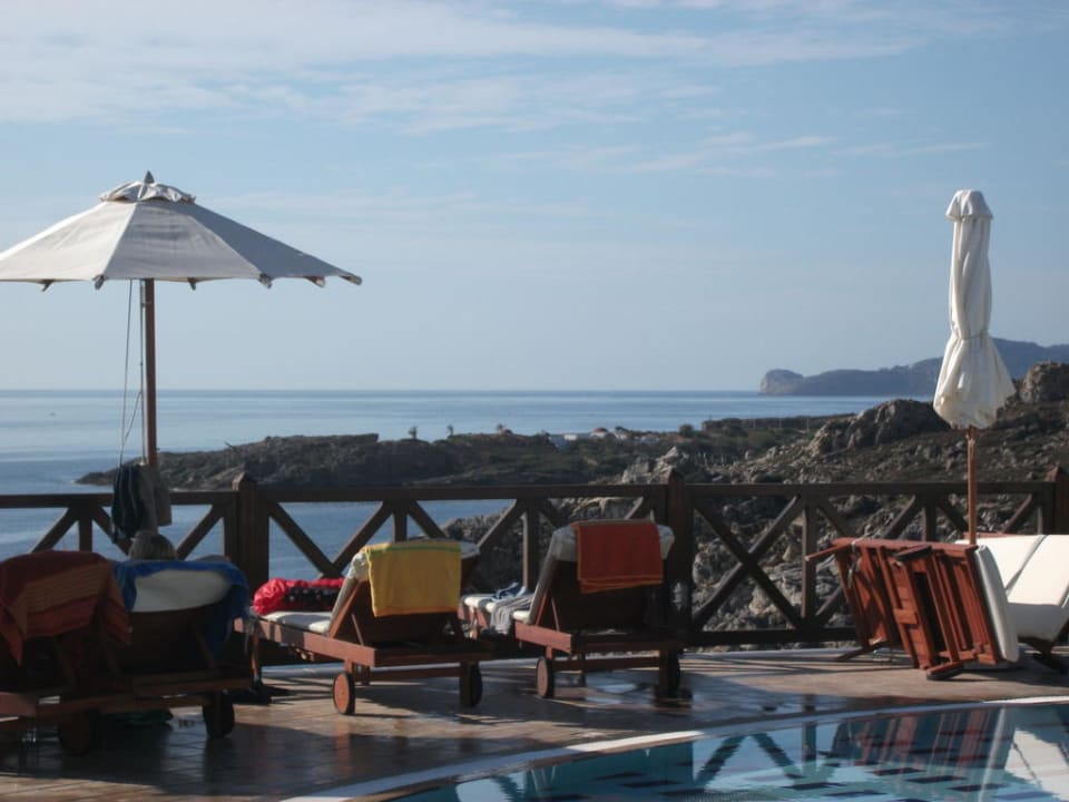 Ausblick vom Pool Hotel Kalithea Horizon Royal