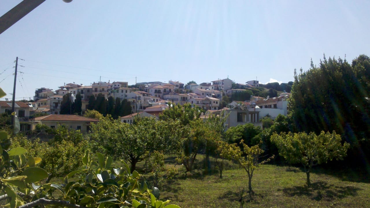 Blick von der Frühstücksterrasse Hotel Golden Sun
