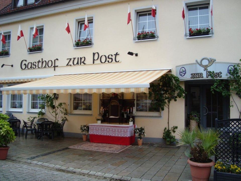 Eingang zur Post Gasthof zur Post