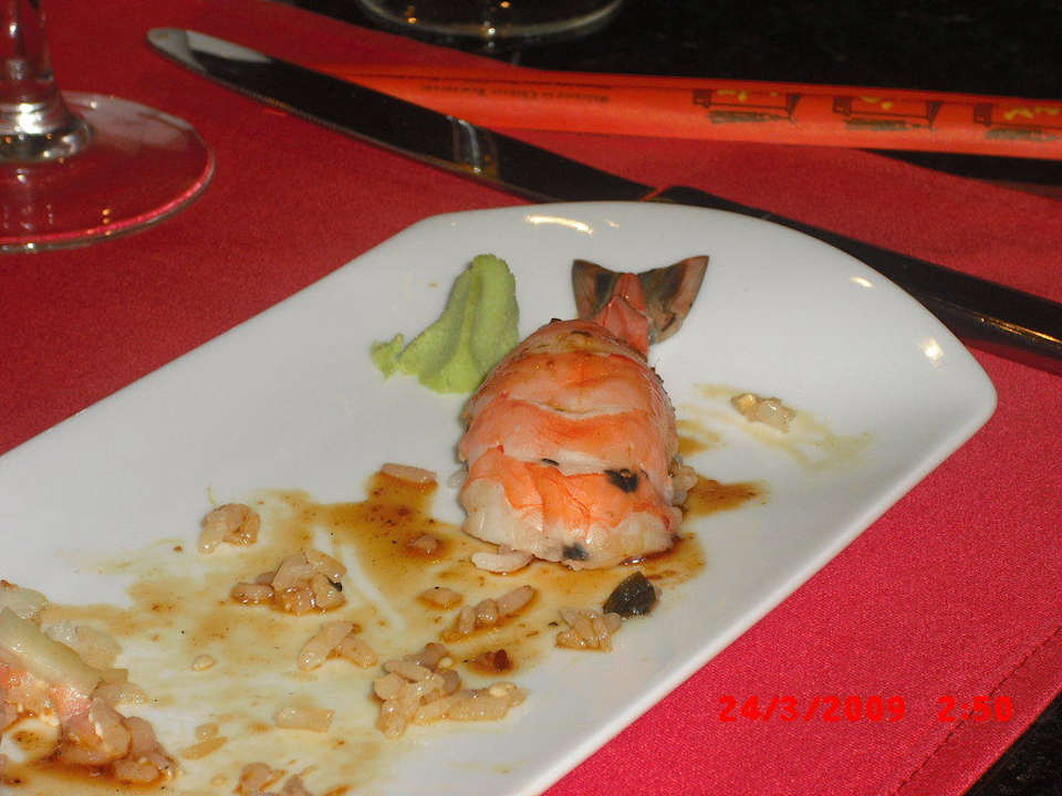 Sushi als Vorspeise beim Japaner Grand Palladium Select Bávaro Resort & Spa