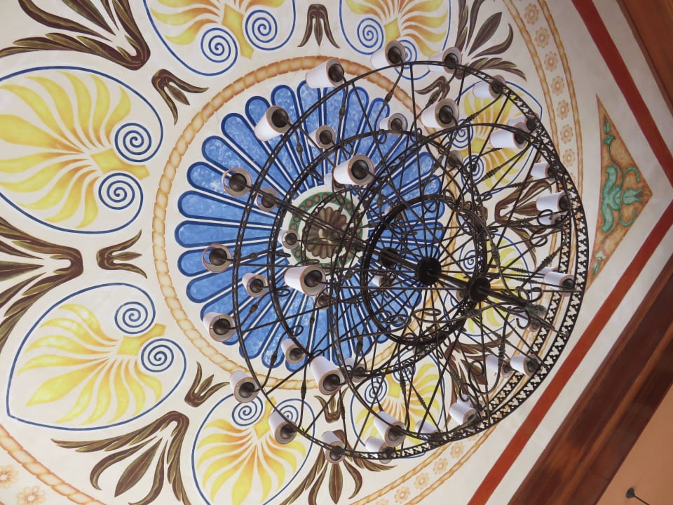 Wunderschöne Deckenbemalung Hotel Riu Tequila