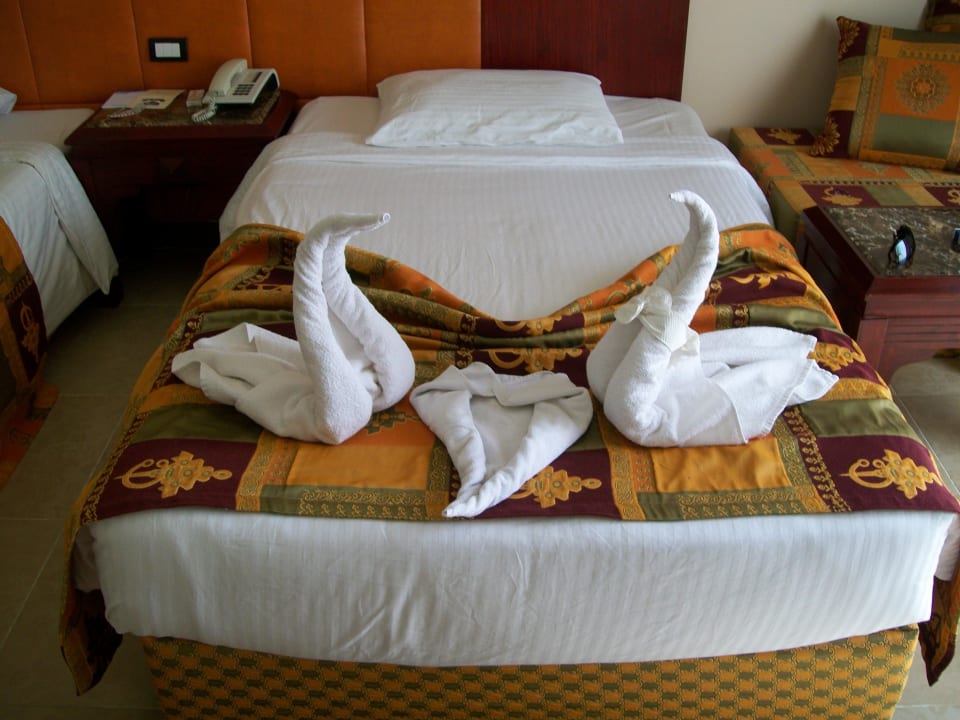 Eine nette Geste vom Roomboy Pickalbatros Palace Resort