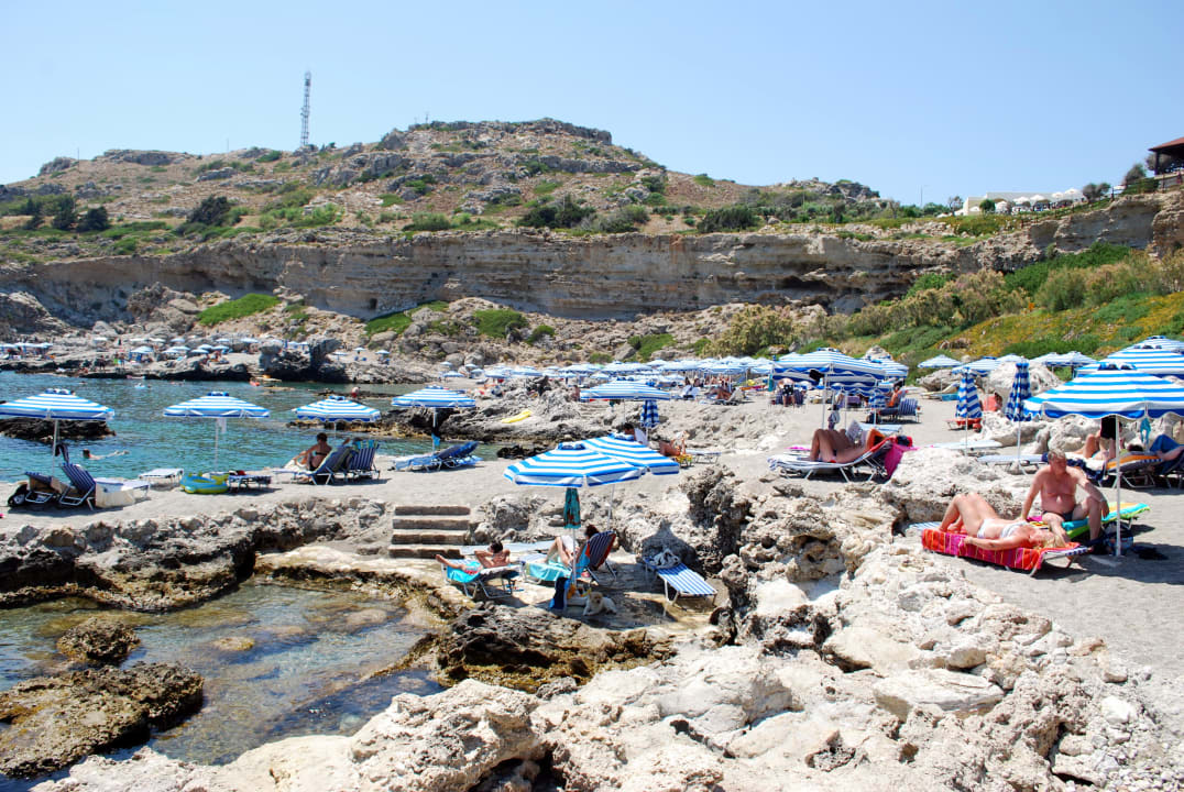 Zugang zum Meer sehr abwechslungsreich Hotel Kalithea Mare Palace