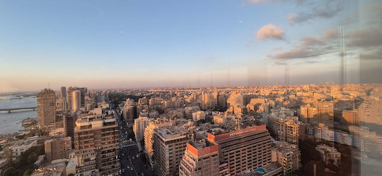 Ausblick Hotel Sheraton Kairo