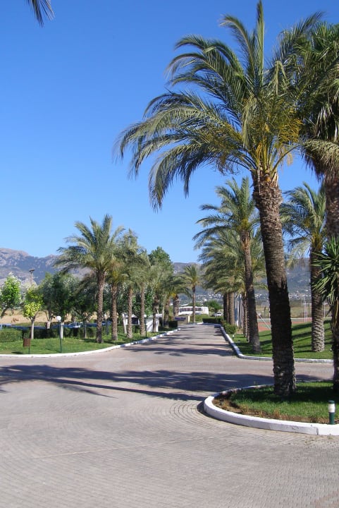 Zufahrt zum Hotel  Grecotel Casa Paradiso