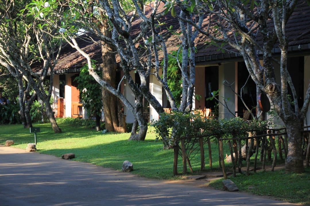 Empfangsbebäude im Garten Sigiriya Village