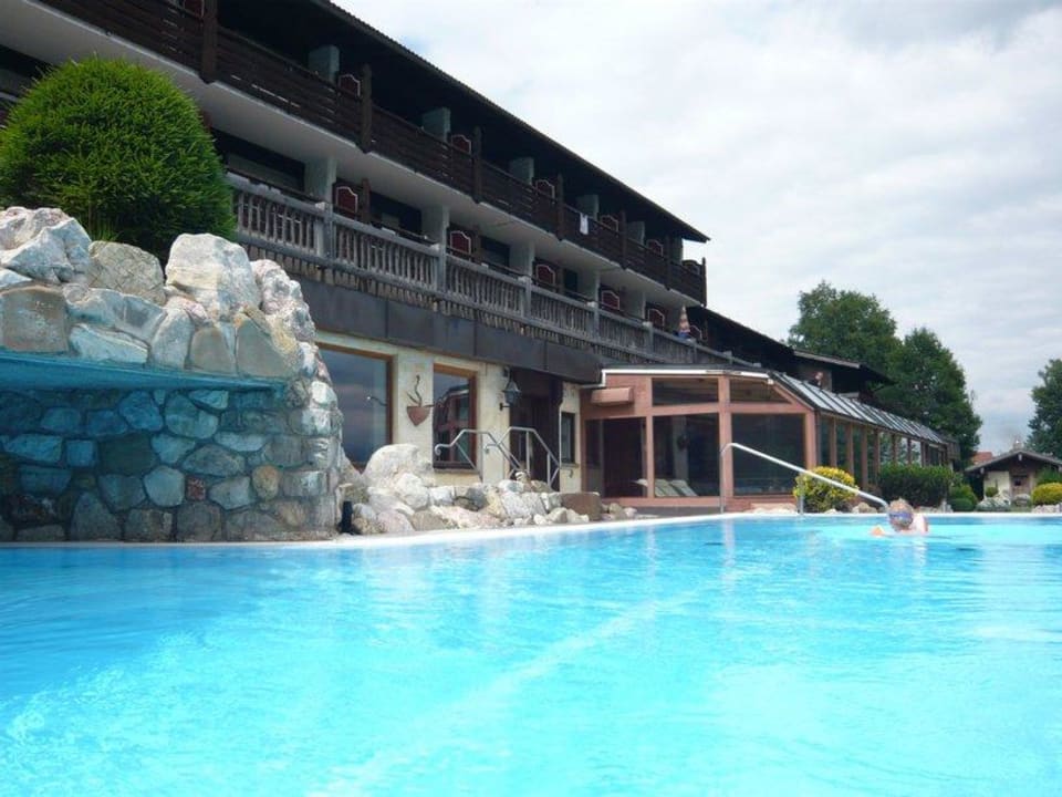 Außenpool Hotel Zugspitzblick
