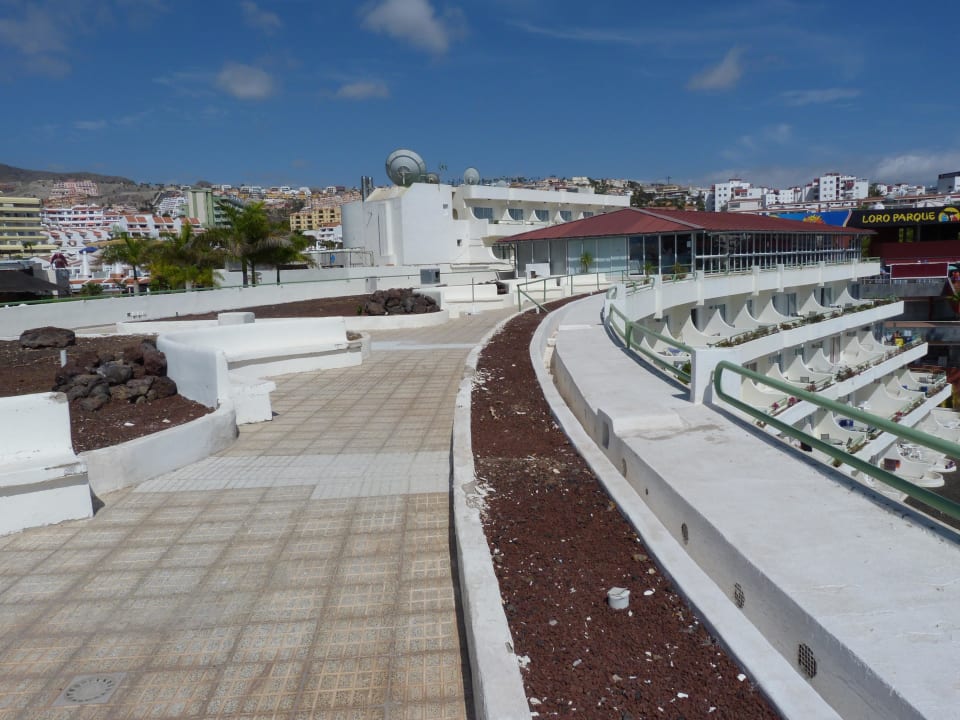 Dachterrasse für alle frei ohne Absperrung  HOVIMA La Pinta Beachfront Family Hotel