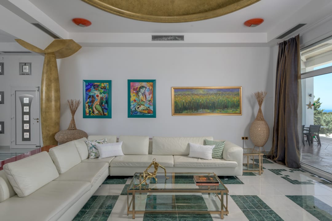 Lobby Grande Dame Villa of Rhodes