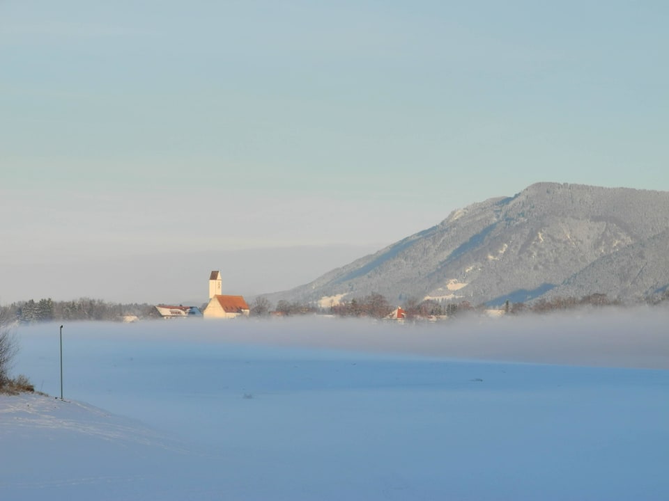 Forggensee mit Blick nach Schwangau Hotel Sommer