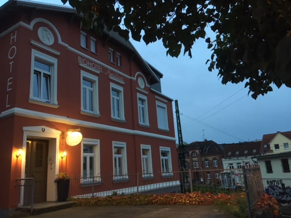 Außenansicht Biohotel Amadeus