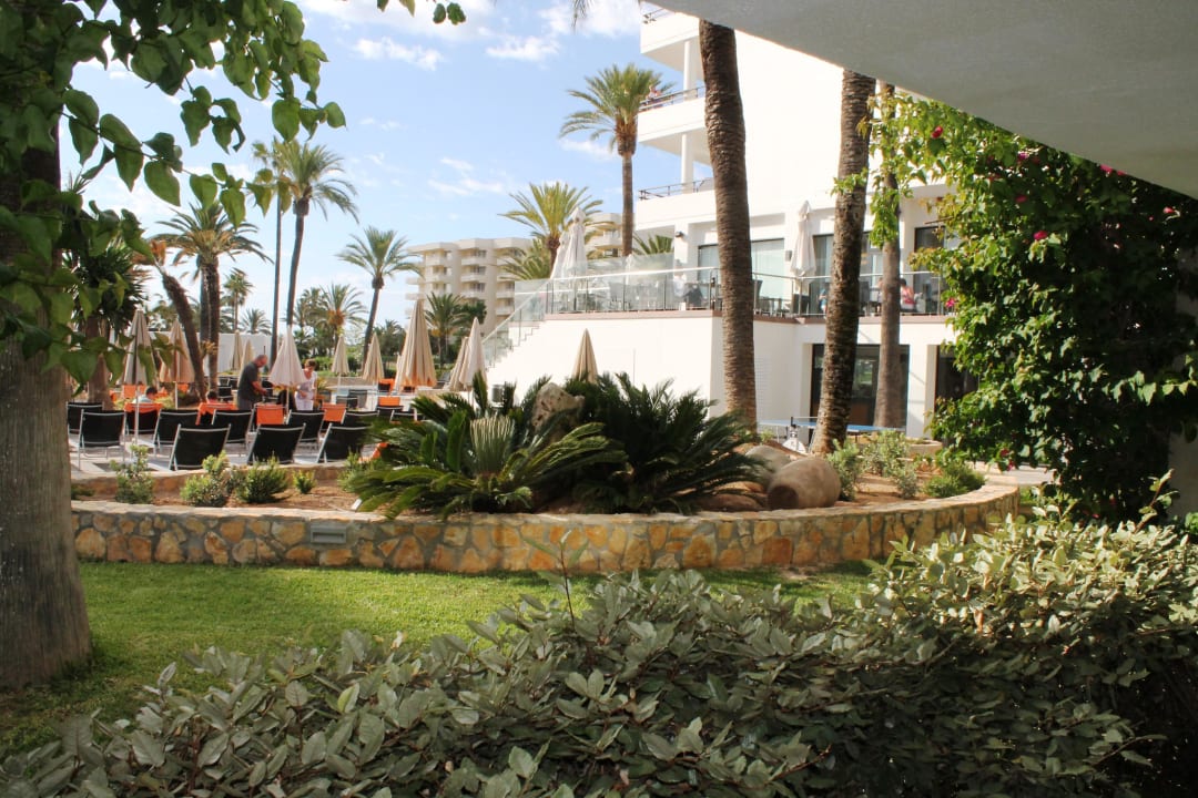 Blick von unserer Terrasse  allsun Hotel Bahia del Este