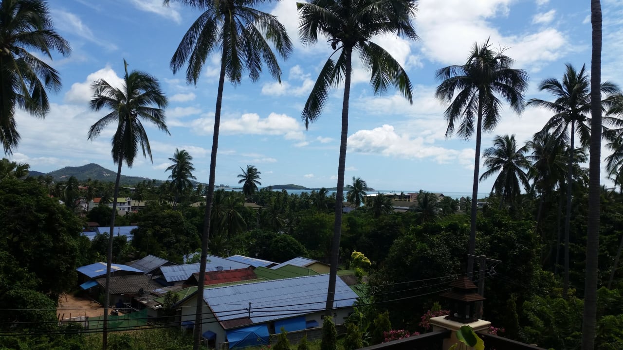 Schöne Aussicht von der Lobby The Fair House Beach Resort