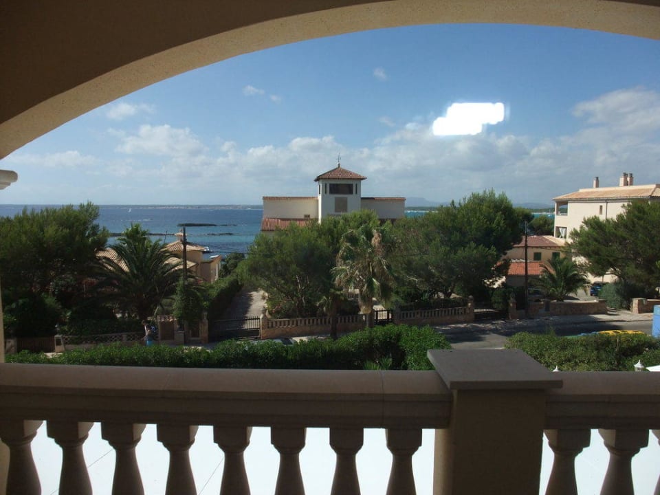 Ausblick vom Balkon zur Bucht Villa Chiquita