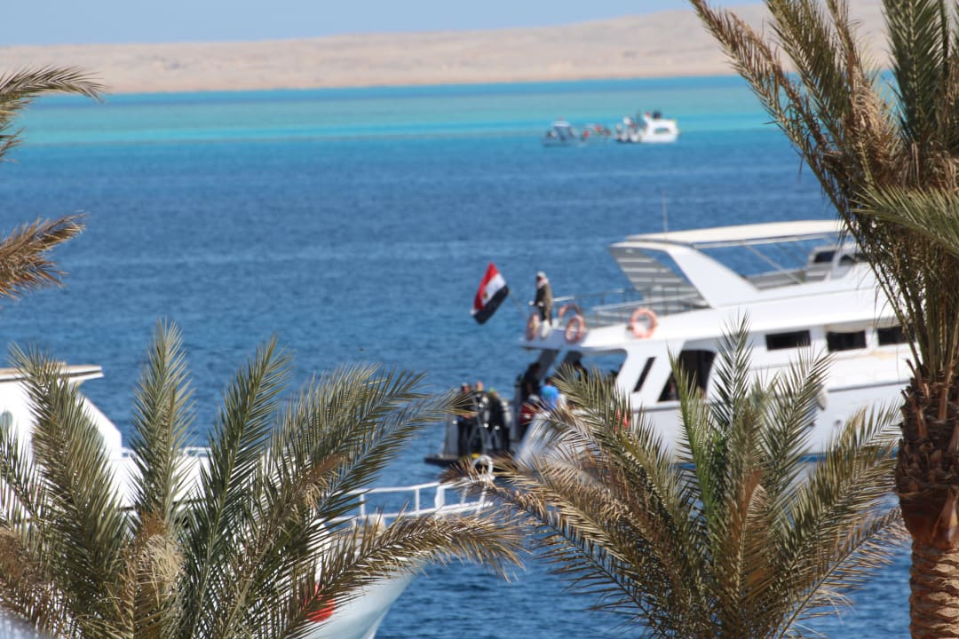 Türkisfarbens Wasser Seagull Beach Resort