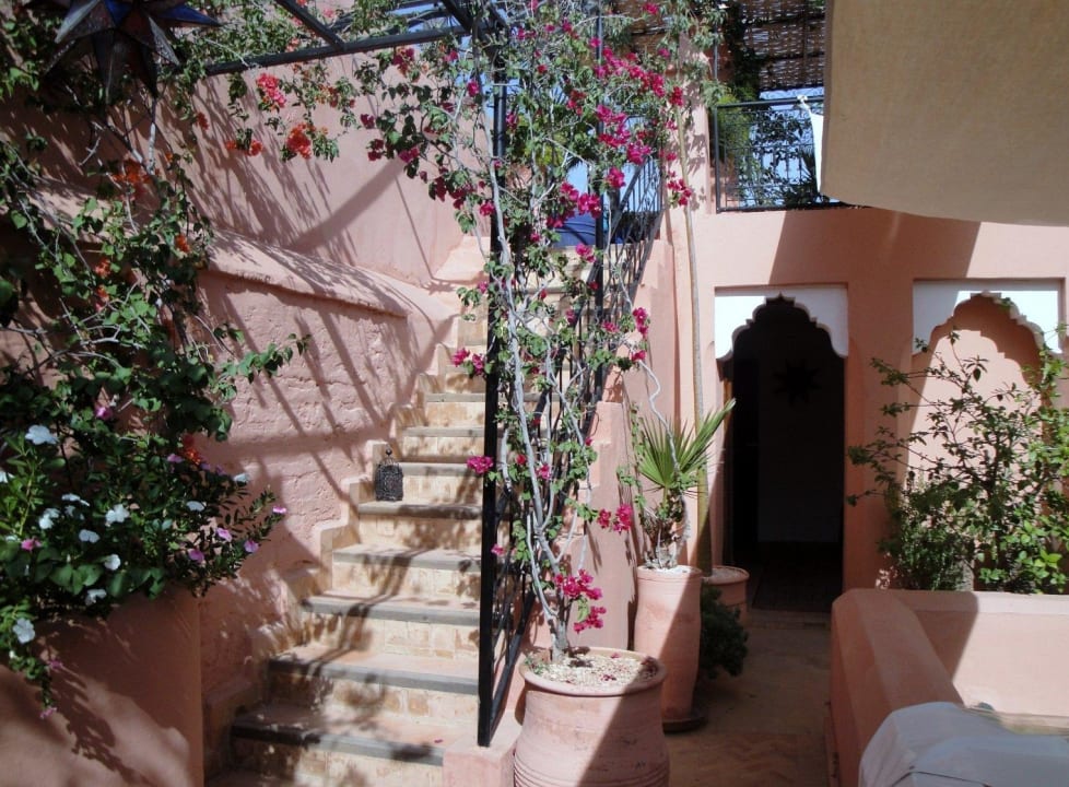 Treppe zur Dachterrasse Riad Nora