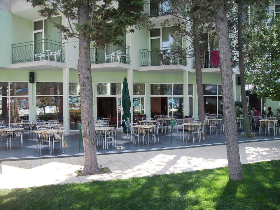 Restaurantterrasse Flamingo Beach Hotel