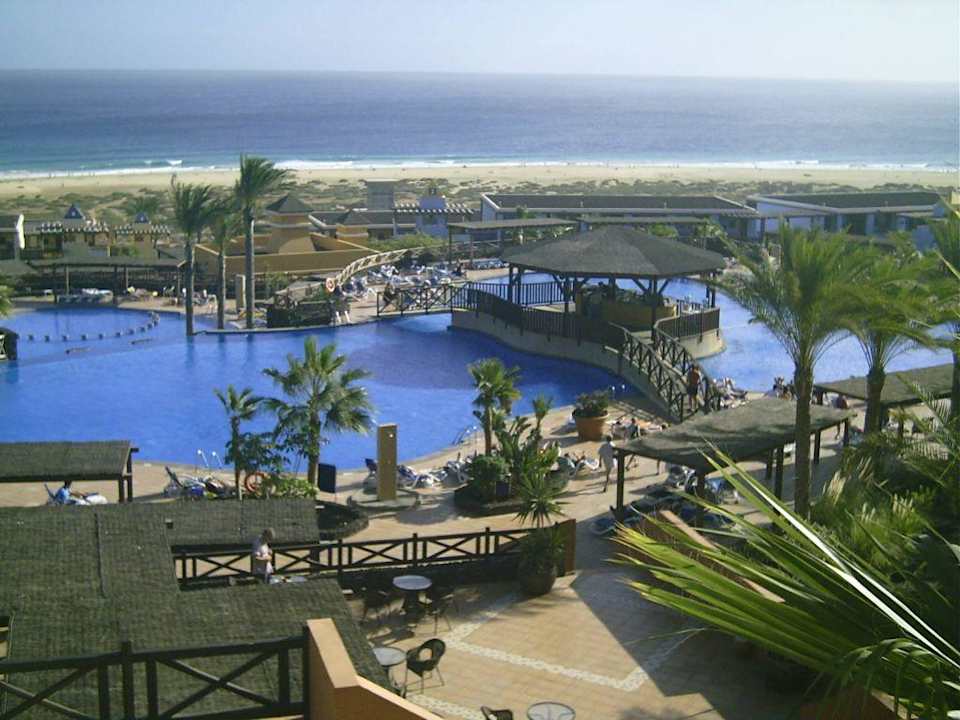 Hotelausblick vom Haupthaus/ Balkon Occidental Jandía Playa