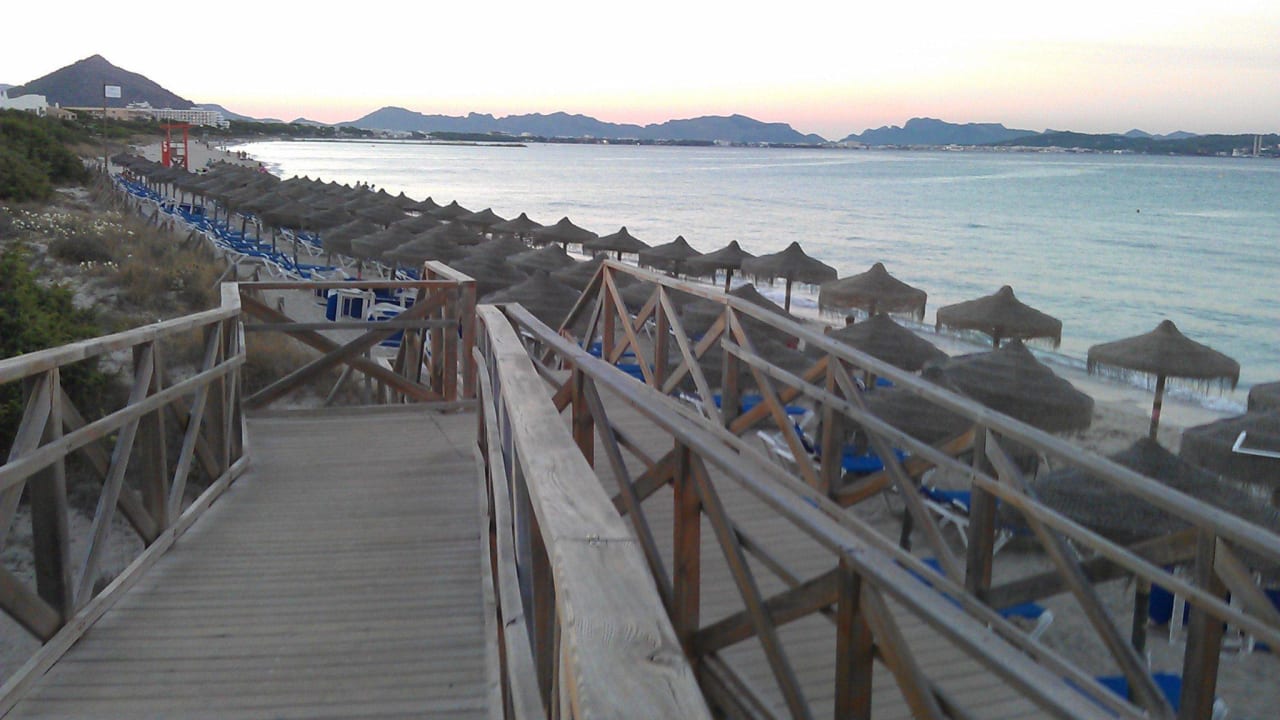 Der Weg zum Strand allsun Hotel Eden Playa