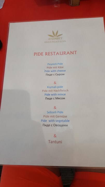 Gastro Aydinbey Kings Palace & Spa