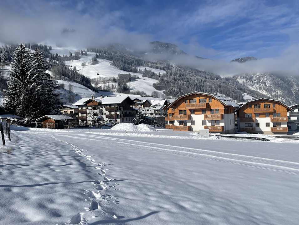 Außenansicht die Unterbergerin in Gastein - Apartment, Ferienwohnung, Zimmer mit Frühstück und GRATIS Thermeneintritt