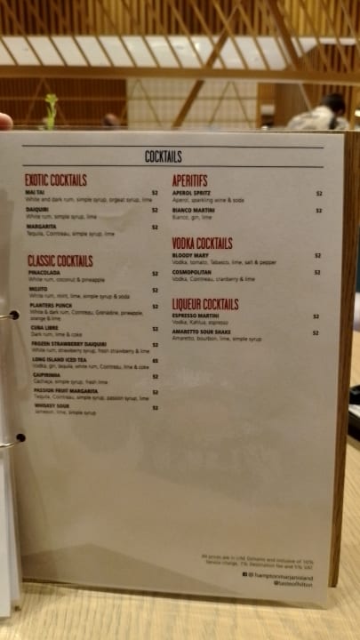 Gastro Hampton by Hilton Marjan Island