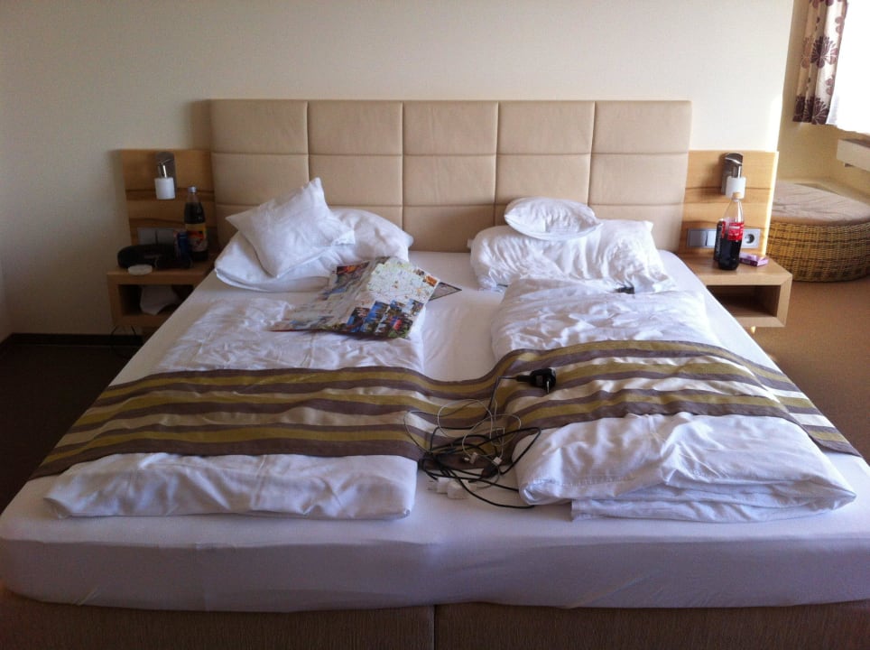 Bett in der Kuschelsuite Thula Wellnesshotel Bayerischer Wald