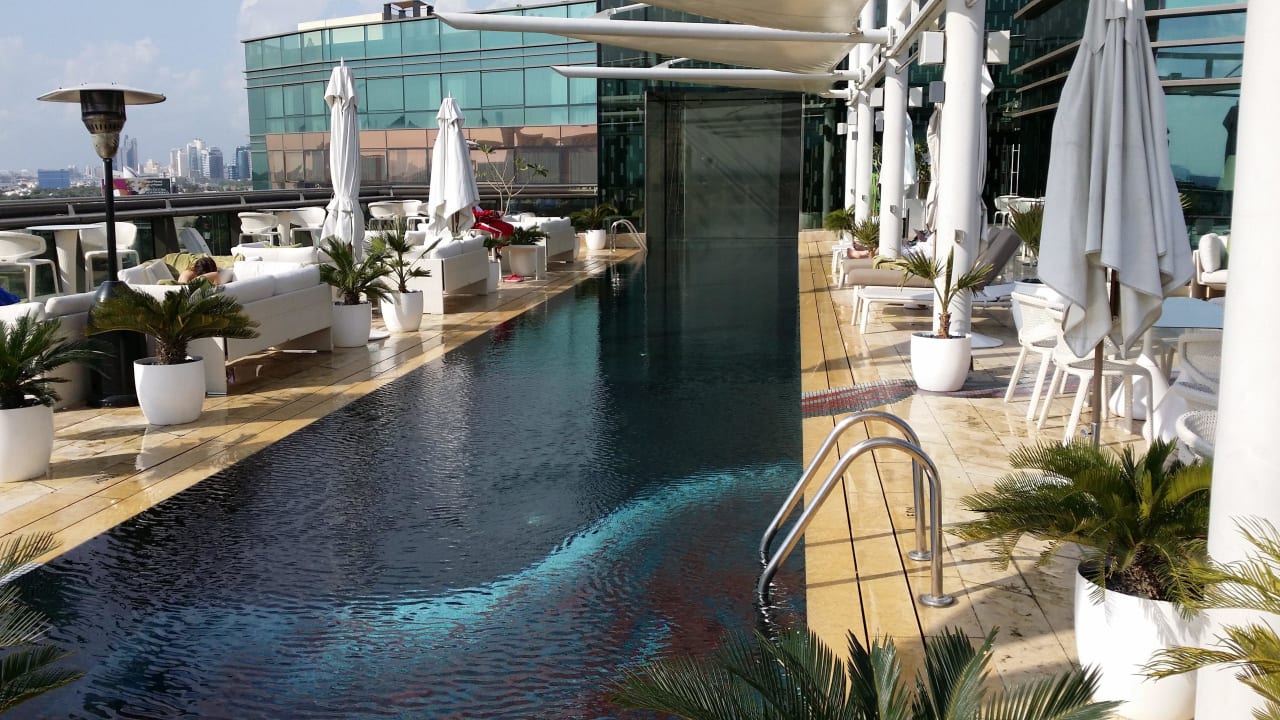 Pool auf dem Dach - unbeheizt Jumeirah Creekside Hotel
