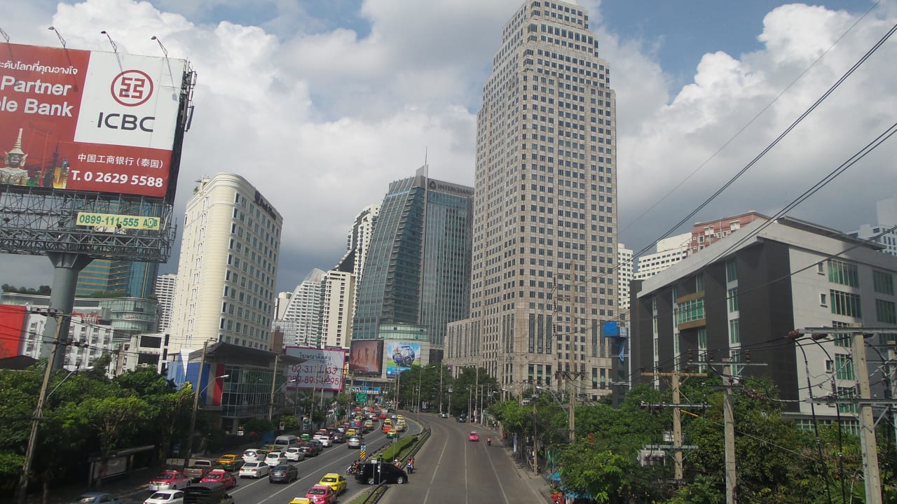 Blick vom pool 15 Etage NH Bangkok Asoke