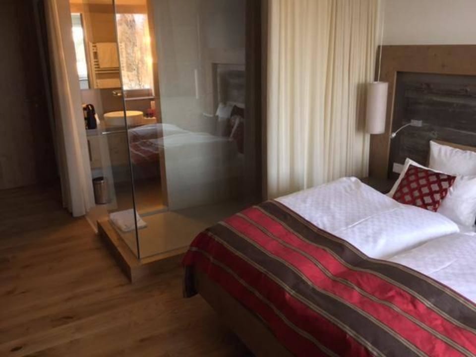 Dusche im Zimmer Hotel Brauereigasthof Rothaus