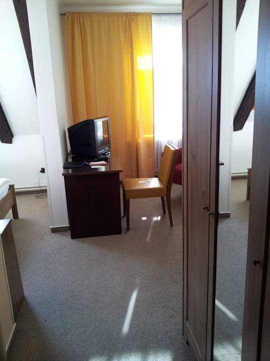 Blick vom Eingang Hotel Svornost