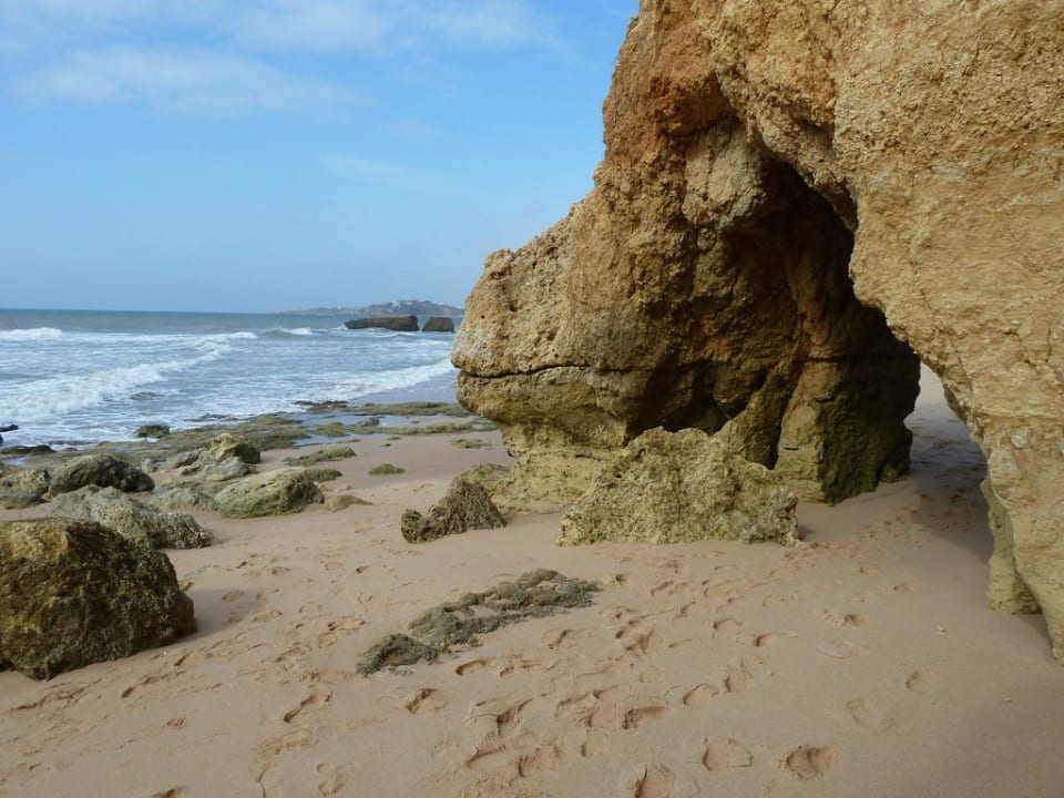 Blick vom Ende des Strandes Rocamar Exclusive Hotel & Spa