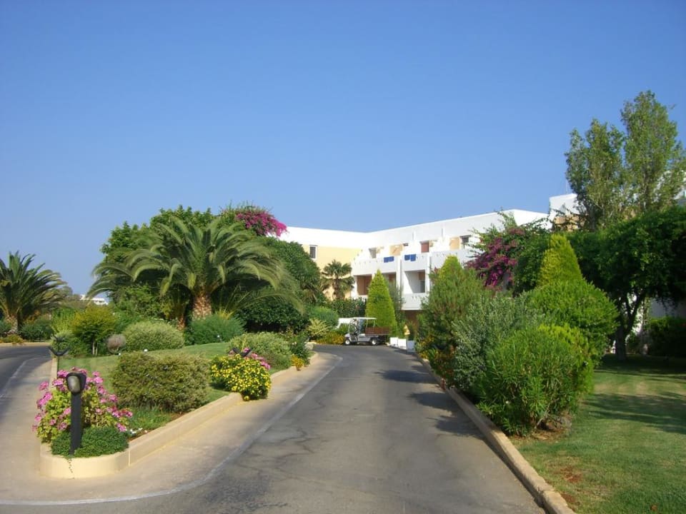 Auffahrt zum Hotel Anissa Beach & Village