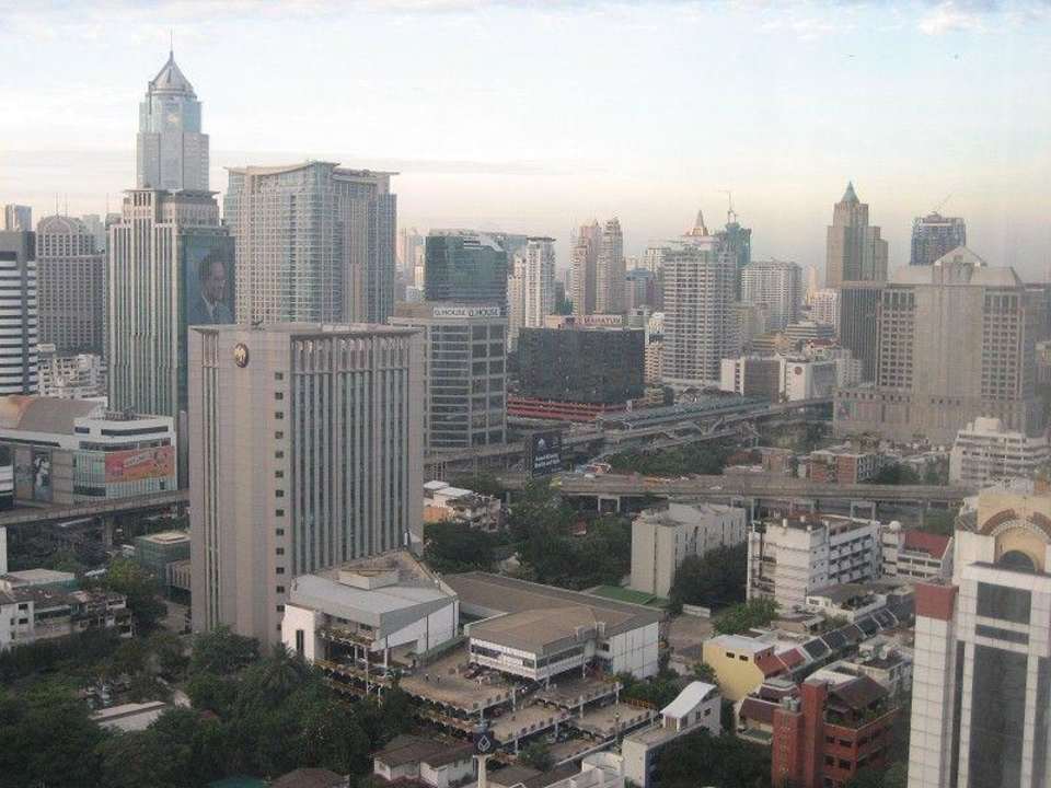 Blick aus der 28 Etage Royal Benja Hotel
