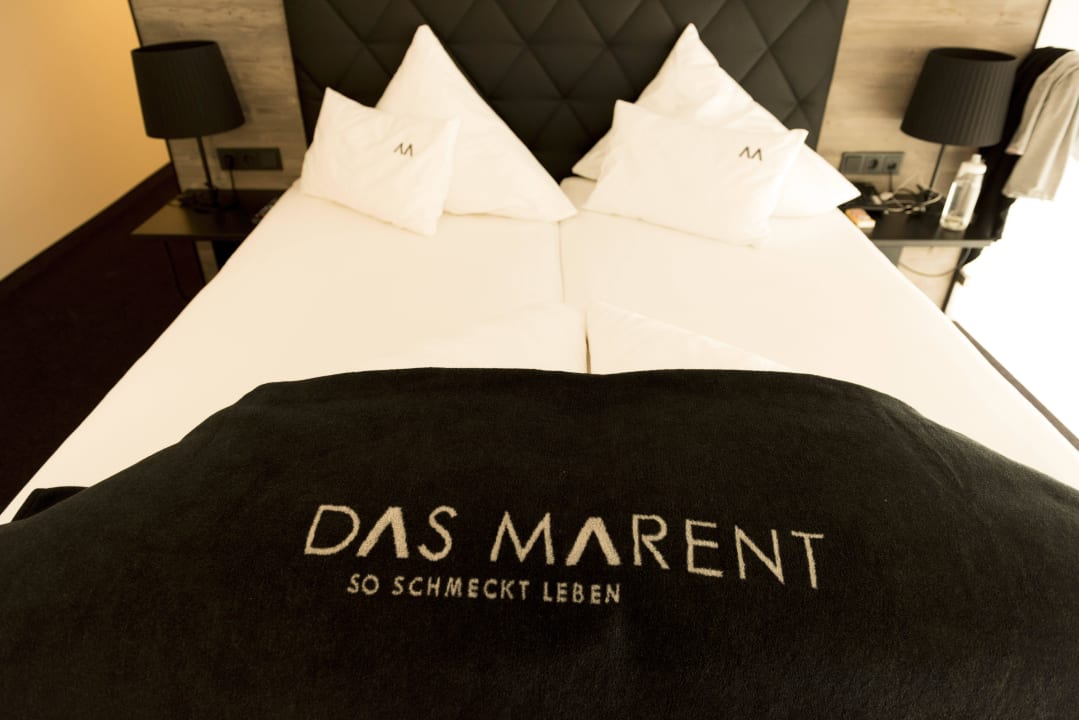 Das Doppelzimmer wird täglich perfekt gereinigt Das Marent