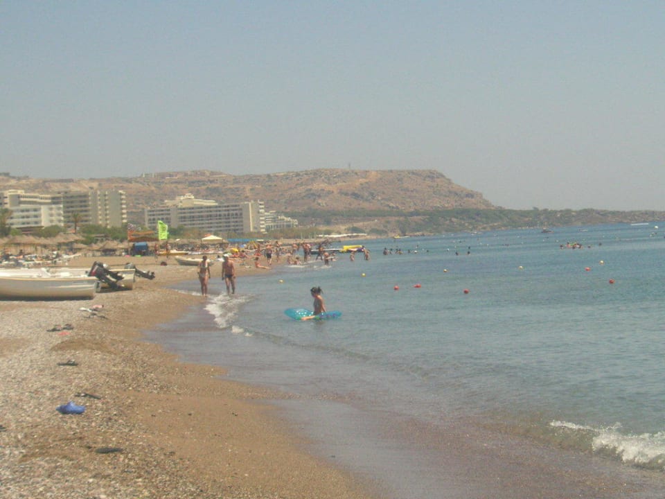 Blick Richtung Rhodos Hotel Calypso Beach