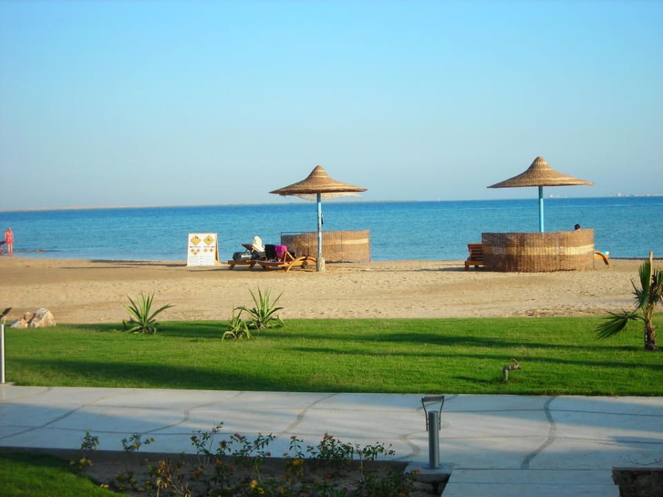 Ausblick von unserer Terrasse Shams Prestige Abu Soma-Adults Only