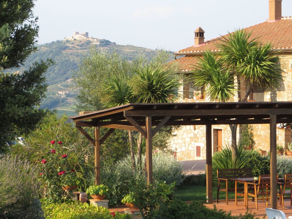 Blick zum Haupthaus Agriturismo Podere del Vescovo