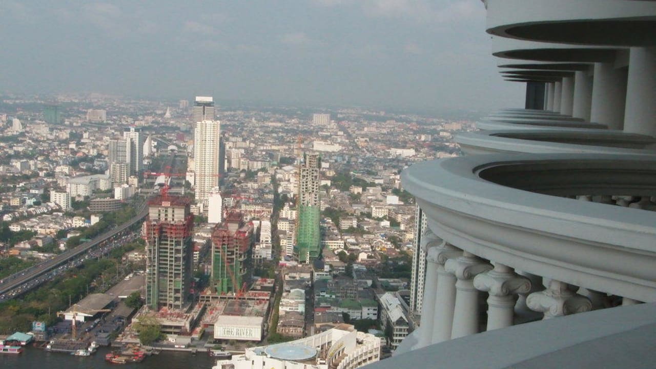 Ausblick vom Balkon Hotel Lebua At State Tower