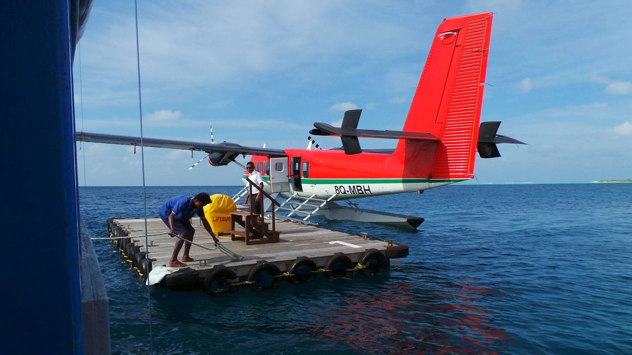 Landeplattform  Kuramathi Maldives