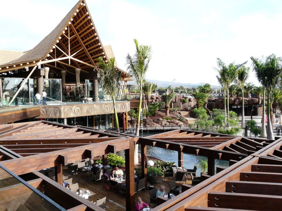 Frühstücksbereich von oben Lopesan Baobab Resort