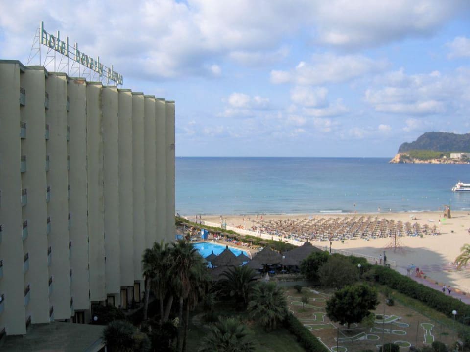 Blick vom Balkon in der sechsten Etage Hotel Vibra Beverly Playa