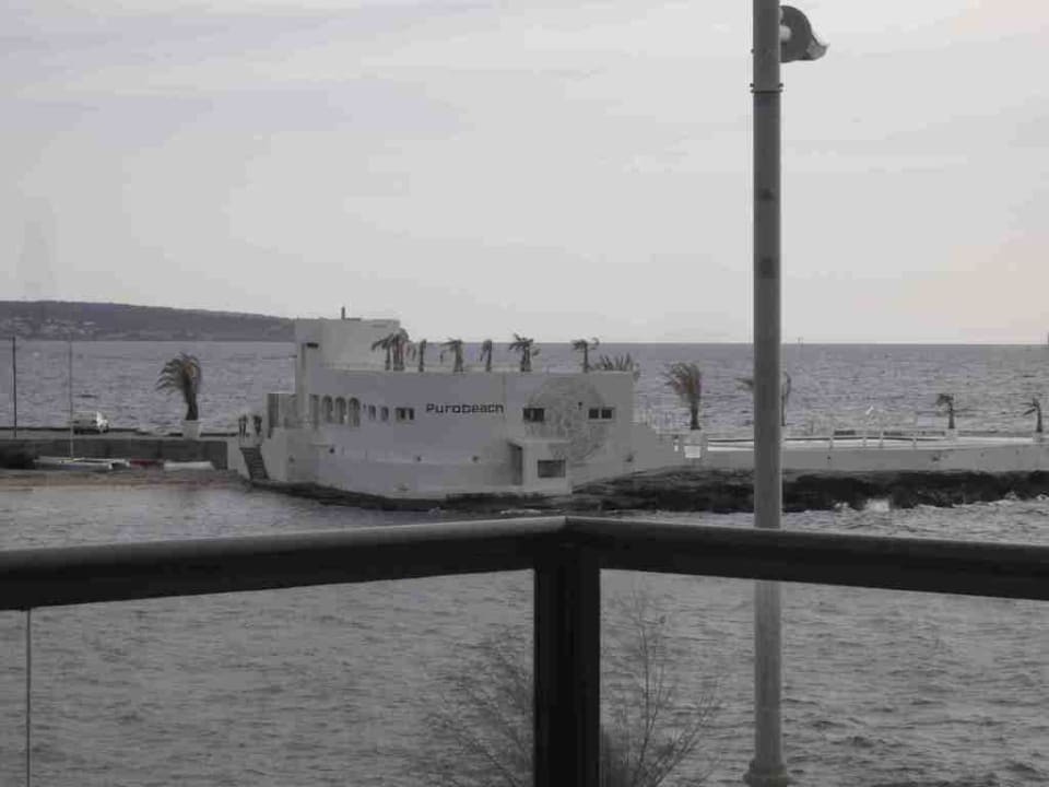 Blick von der Terrasse: Puro Beach AluaSoul Palma