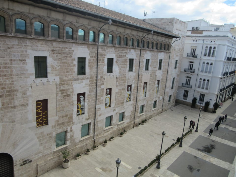 Blick vom Balkon Hotel San Lorenzo Boutique Plaza