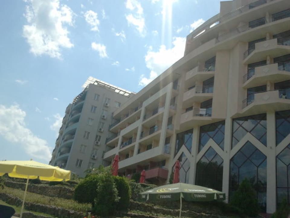 Von der Poolseite Odessos Park Hotel