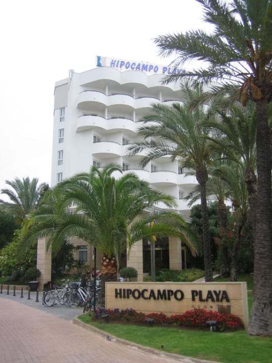 Hotel von außen, Eingangsbereich Hipotels Hipocampo Playa